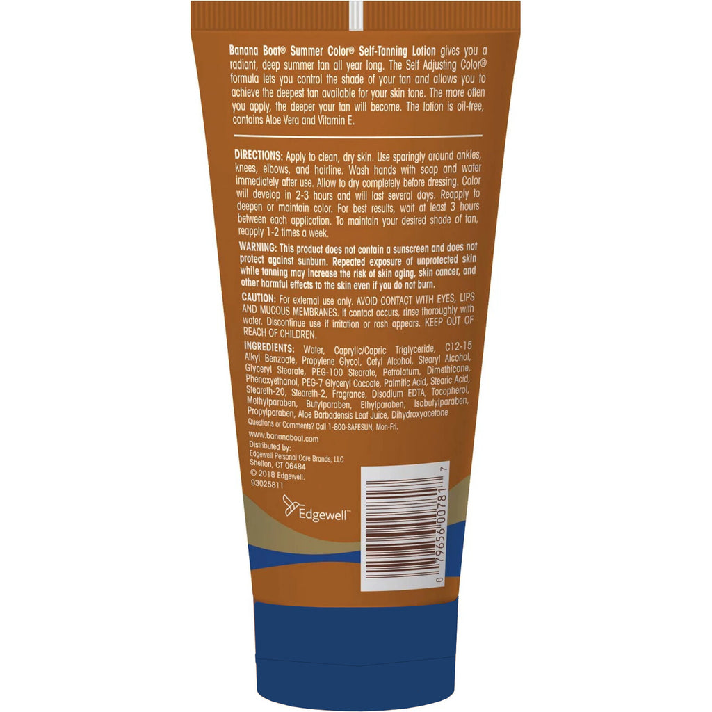 Self-Tanning Lotion Deep Dark Color 3 Pack - Oil-Free, Nourishing Aloe Vera & Vitamin E