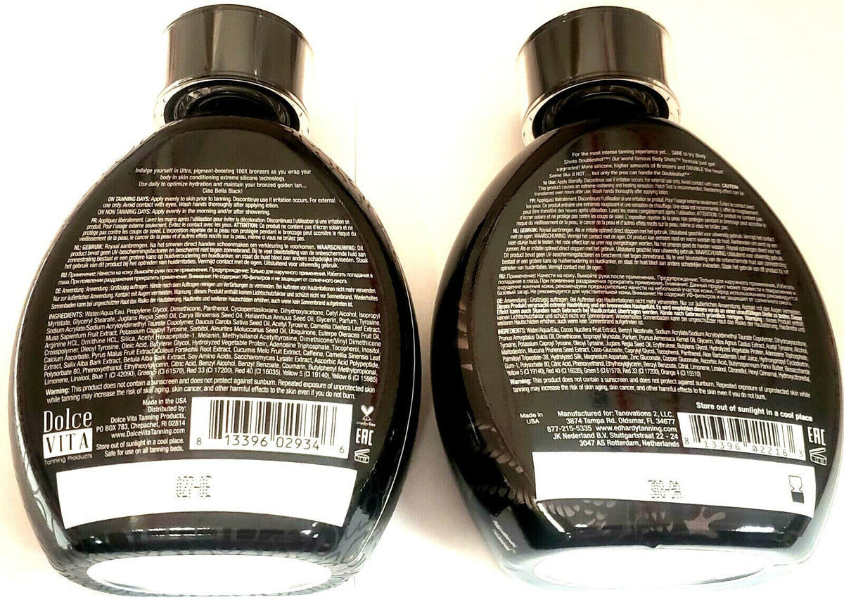 Black Bronzer Tanning Lotion with Tingle for Indoor & Outdoor Use - 13.5oz