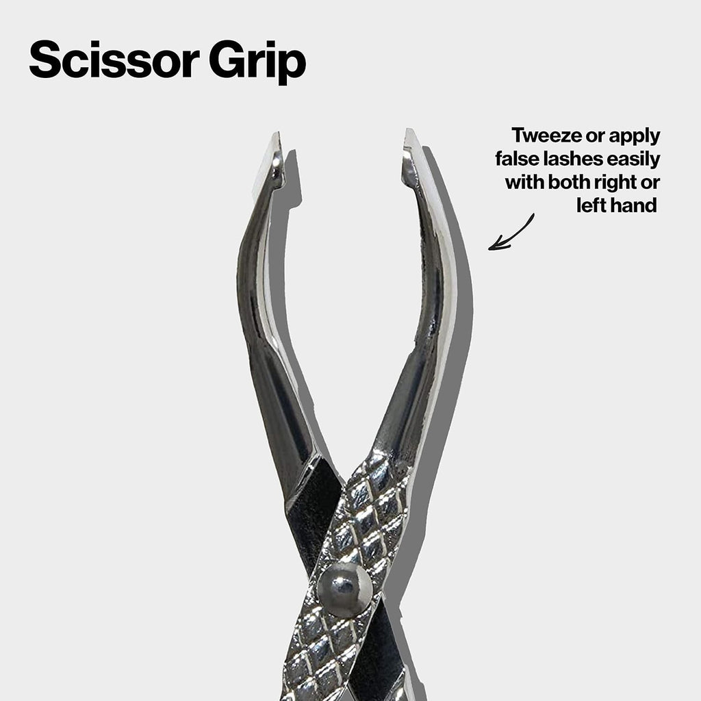 Revlon Slant Tip Tweezer with Easy Scissor Handle - Precise, Comfortable Hair Removal