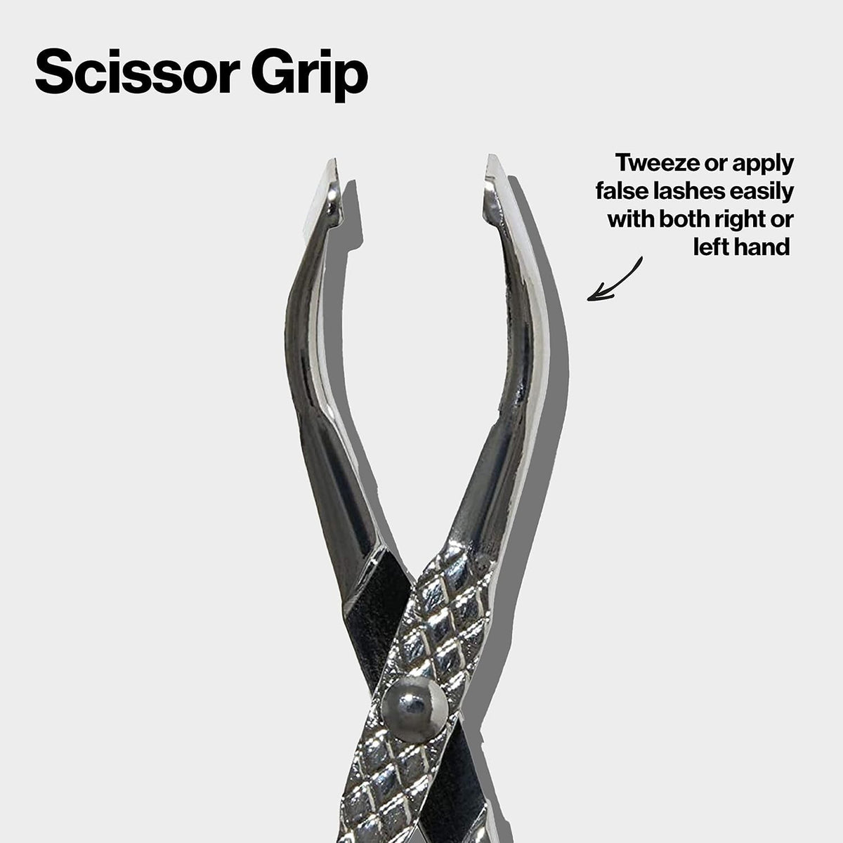 Revlon Slant Tip Tweezer with Easy Scissor Handle - Precise, Comfortable Hair Removal