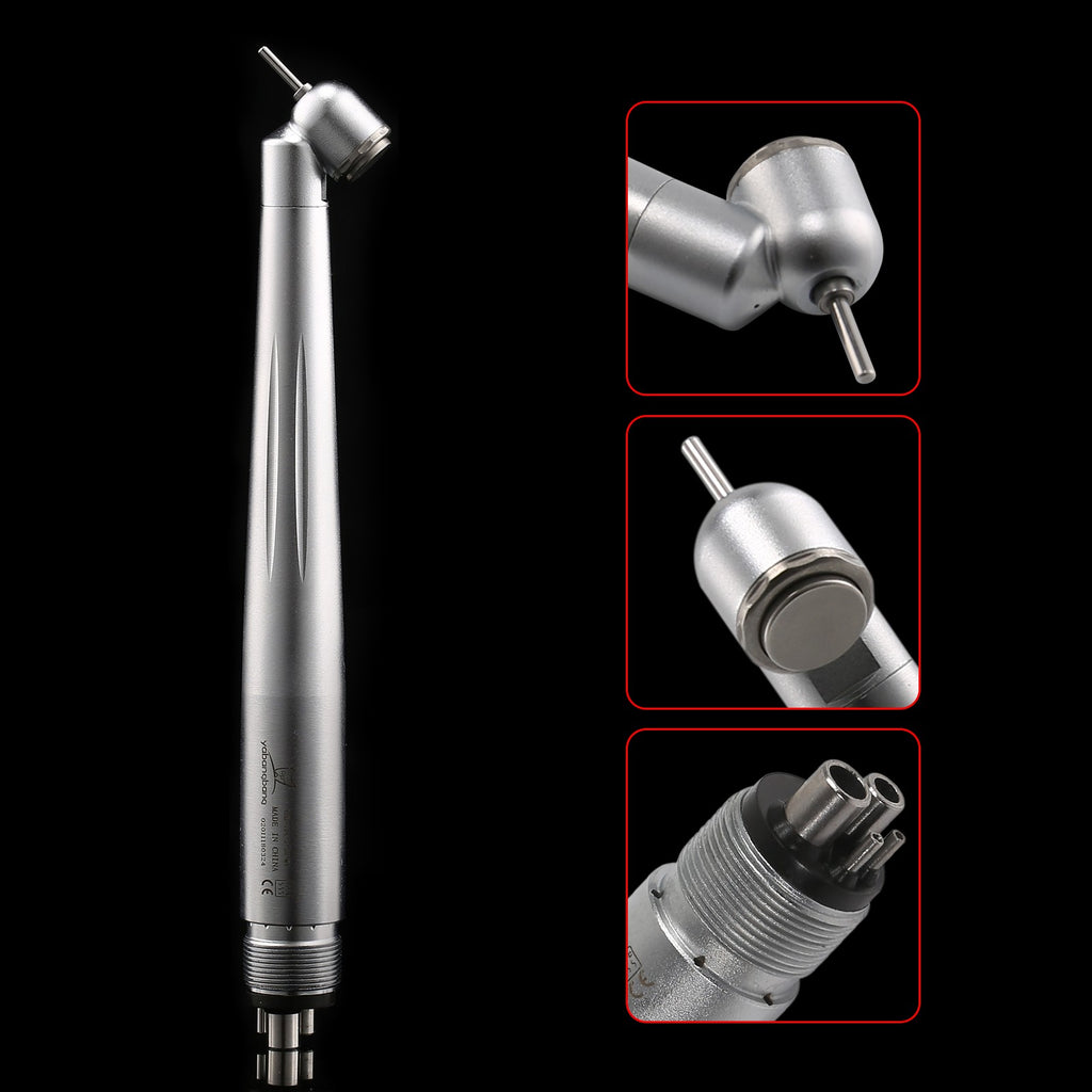 Dental High Speed Handpiece 45 Degree Surgical Push Button 4 Hole NSK Style