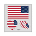 Temporary World Cup Face Tattoos 10 Sheets - USA Canada Mexico Flag Decals