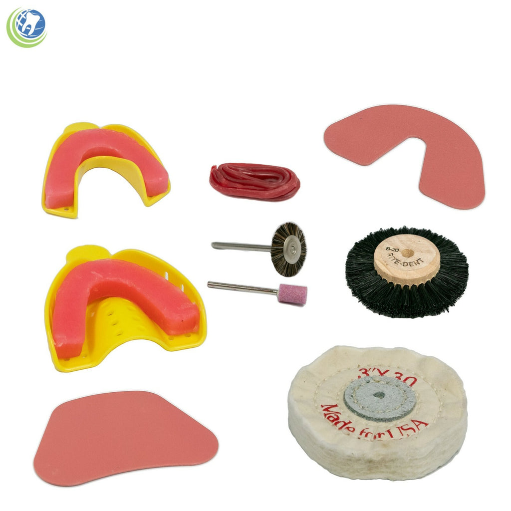 Professional Denture Creation Kit - Complete False Teeth Set for Dental Prosthetics