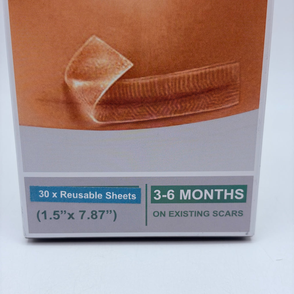 Scar Removal Silicone Tape Sheets for Hypertrophic & Keloid Scars - 1.5x8 Inches
