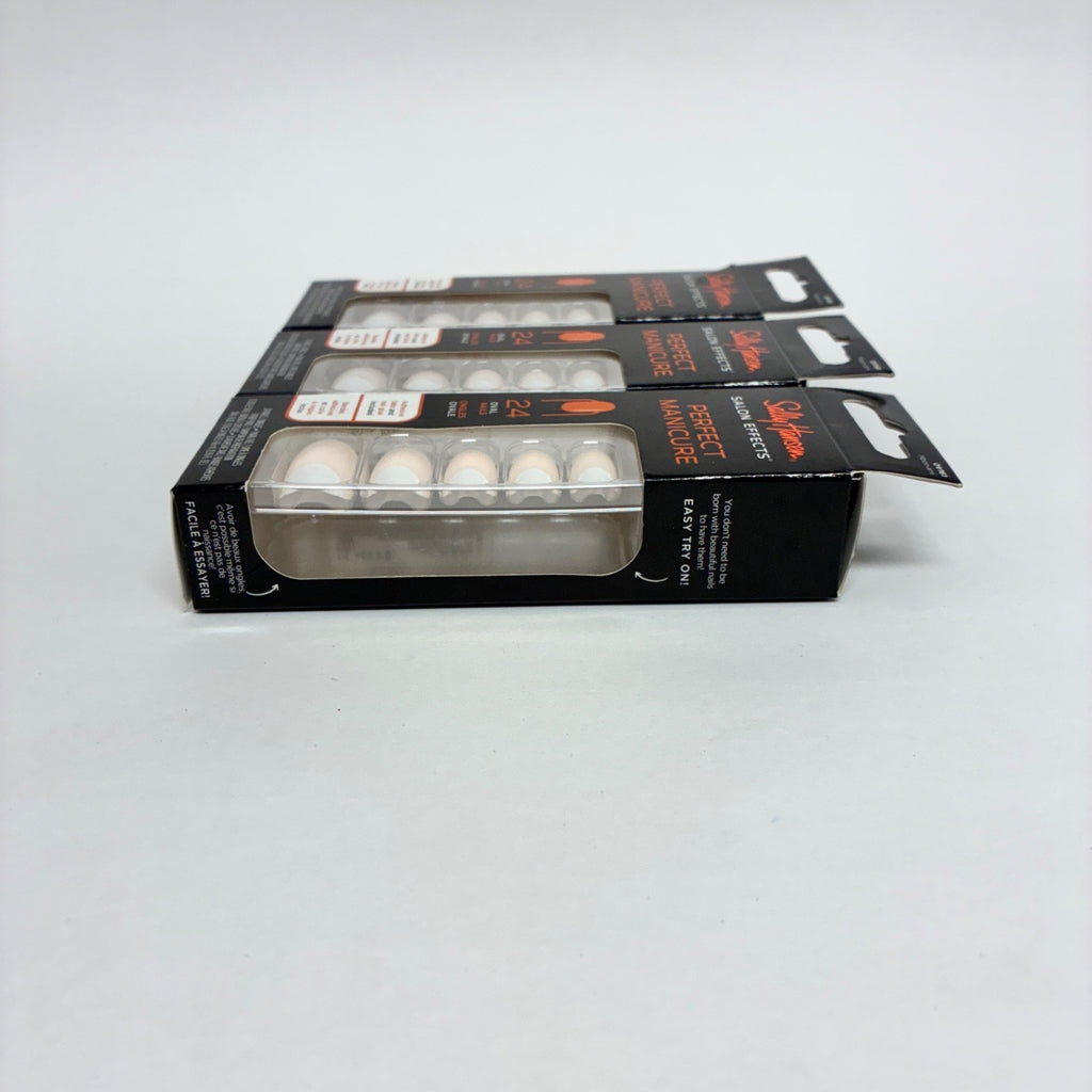 False Nails Set with Glue - 24 Oval Nail Tips for Manicure, Salon Perfect OV161