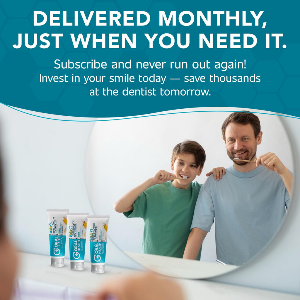Kids Fluoride-Free Toothpaste with Remineralizing Hydroxyapatite, 4 oz