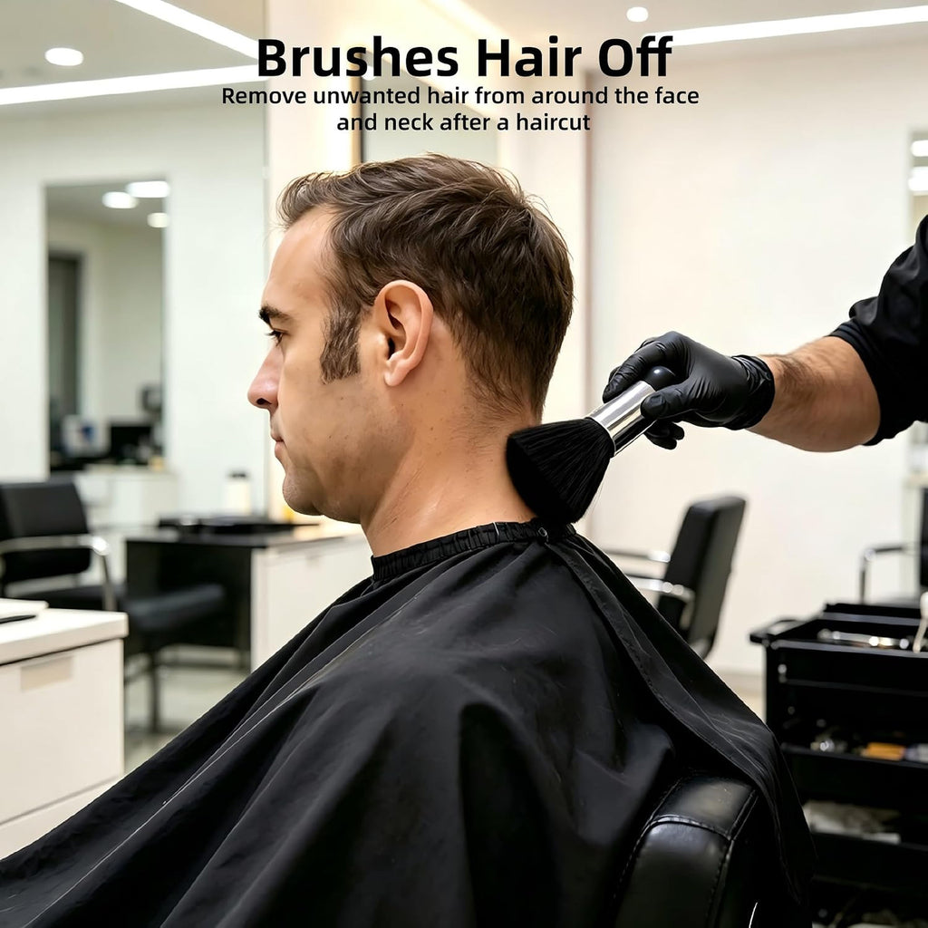 Large Salon Hair Cutting Cape with Neck Duster Brush for Men Women Kids