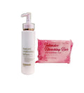 Instant Whitening Lotion SPF 50 & Bleaching Bar Soap Set for Bright, Hydrated Skin