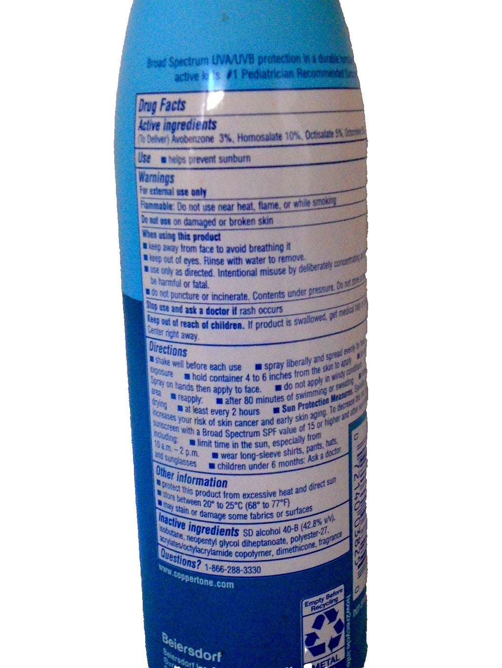 Kids Sunscreen Spray SPF 50 Water Resistant 2 Pack - 5.5 Oz Each