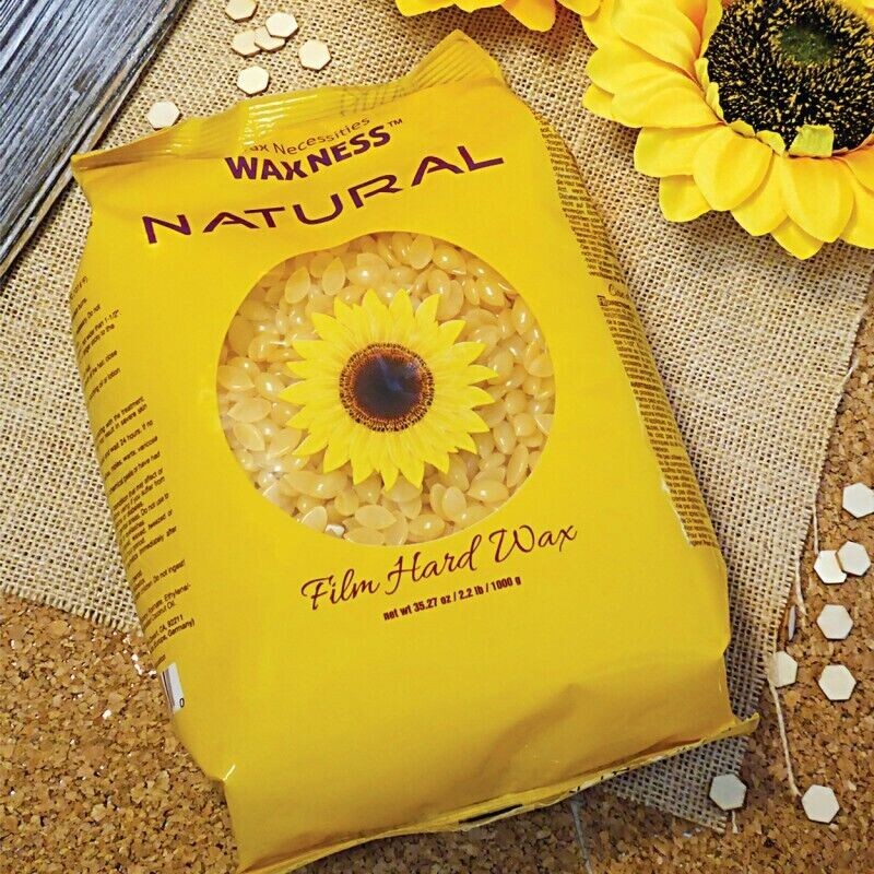 Hard Wax Beads for Hair Removal - Natural Resin, Low Temp, 2.2 lb