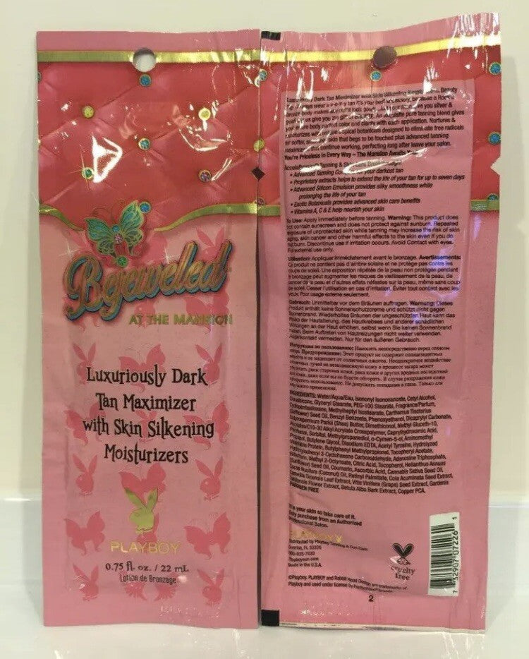 Playboy Bronzers 5-Pack Tanning Sample Lot - Dark & Light Skin Care