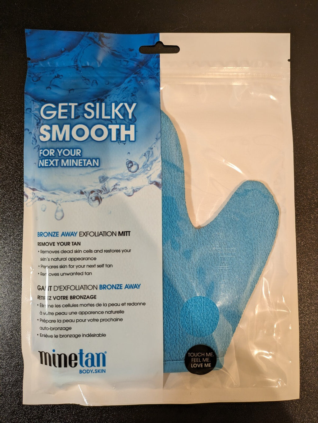 Exfoliation Mitt for Tanning Removal and Skin Prep - Reusable, Vegan