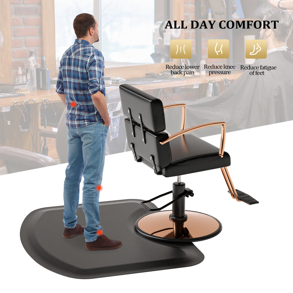 Anti-Fatigue Salon Floor Mat for Hair Stylist and Barber Chairs