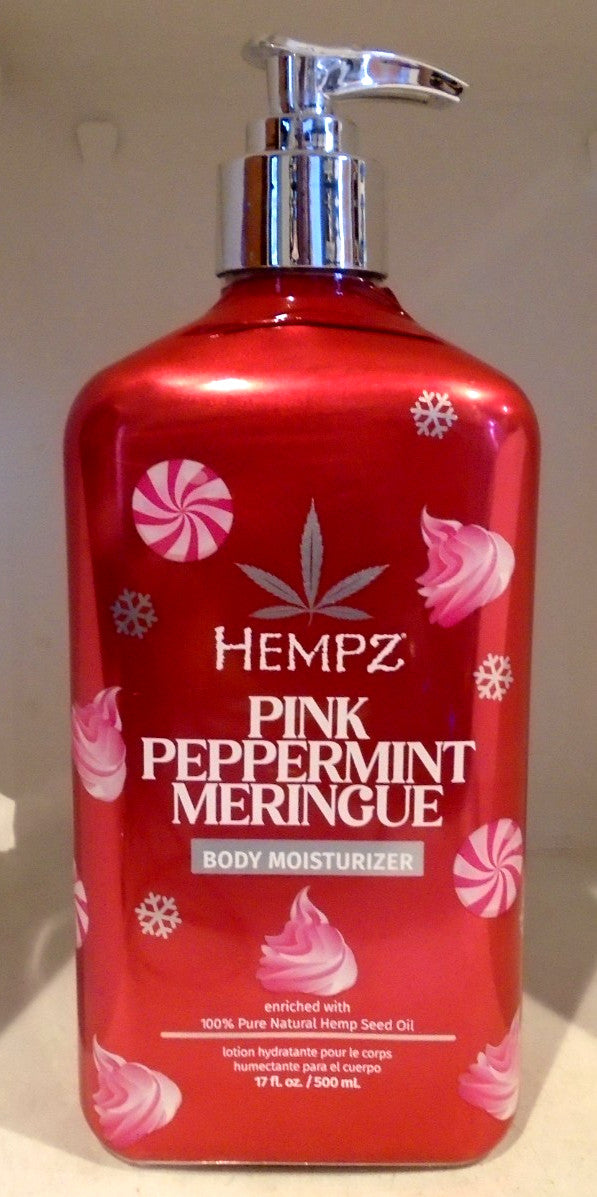 Hempz Pink Peppermint Meringue Body Moisturizer 17 fl oz - Nourishing Lotion
