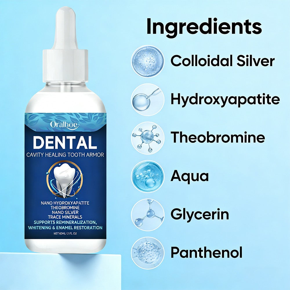 Dental Cavity Healing Serum 3-Pack - Gum & Tooth Enamel Repair Liquid