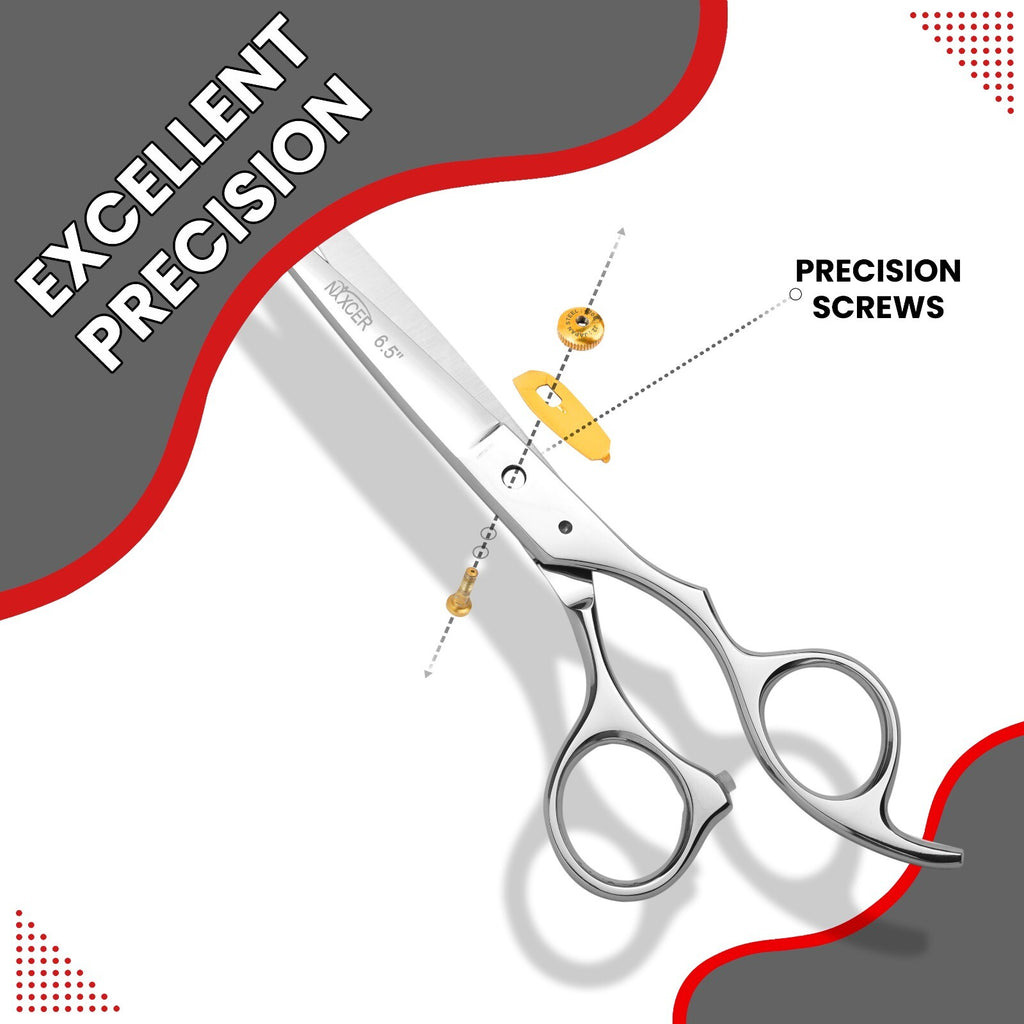 Professional Hair Cutting Scissors 6.5 Inch Japanese Steel Razor Edge Salon Shears