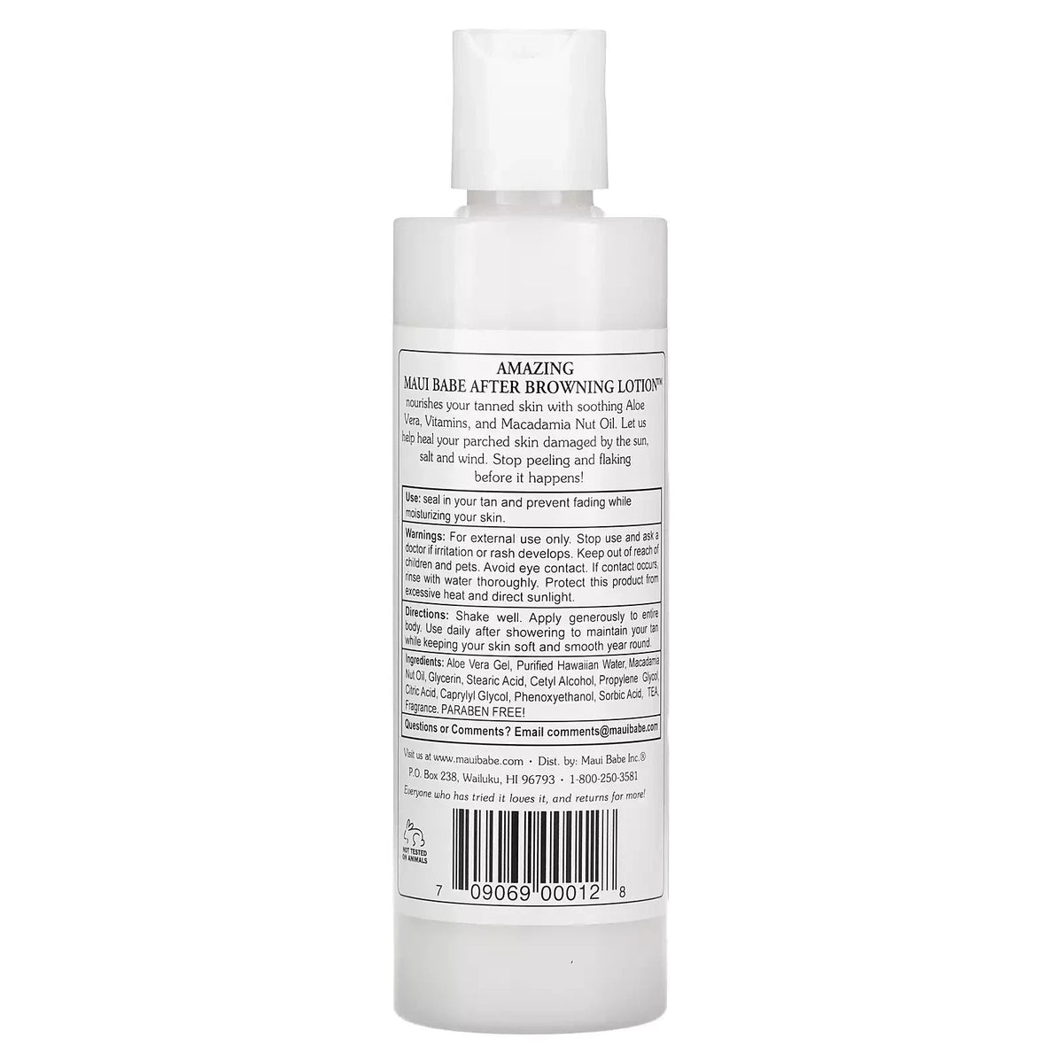 After Sun Tan Extender Lotion - Hawaiian Natural Sun Recovery & Moisturizer (Pack of 4)