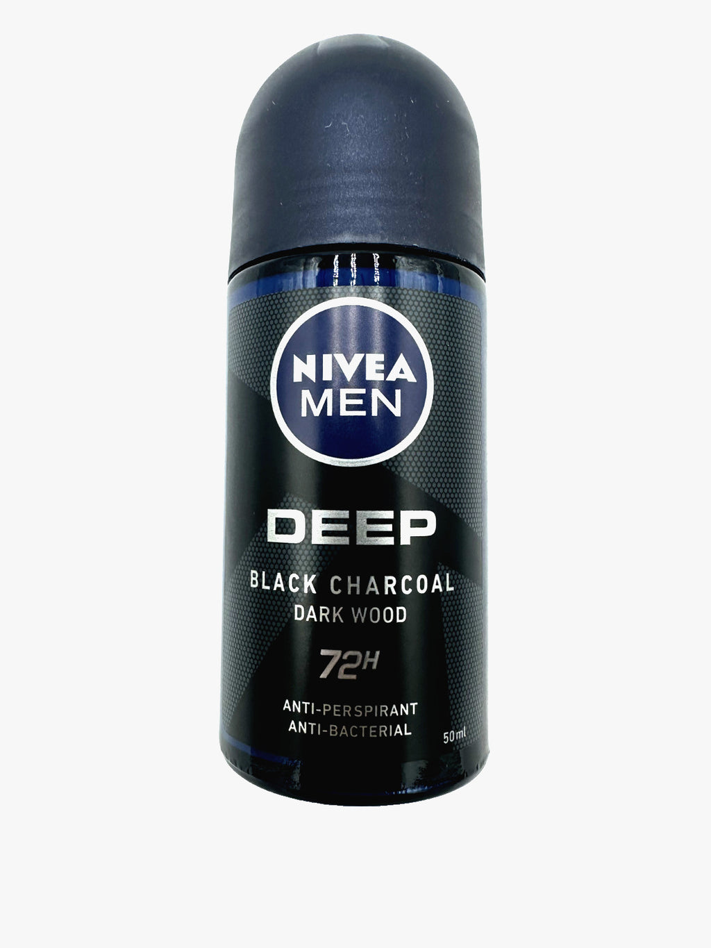 Men's Antiperspirant Roll-On 72H Dark Wood Scent, 50ml - Antibacterial Deodorant