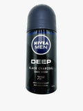 Men's Antiperspirant Roll-On 72H Dark Wood Scent, 50ml - Antibacterial Deodorant