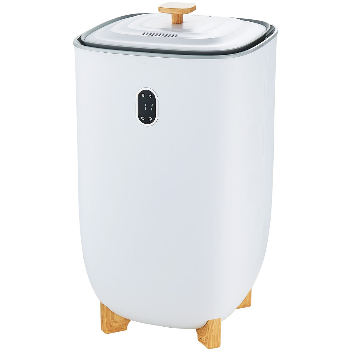 35L Electric Towel Warmer Bucket with LED Display Drying Timer for Bathroom