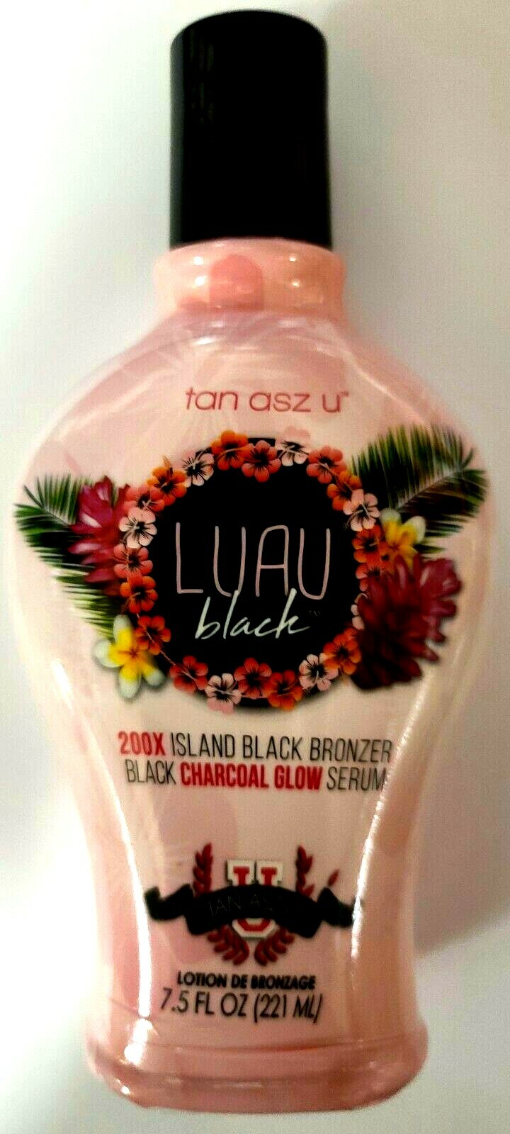 Black Tanning Lotion 200X Island Bronzer - 7.5oz Indoor & Outdoor Sun Tan