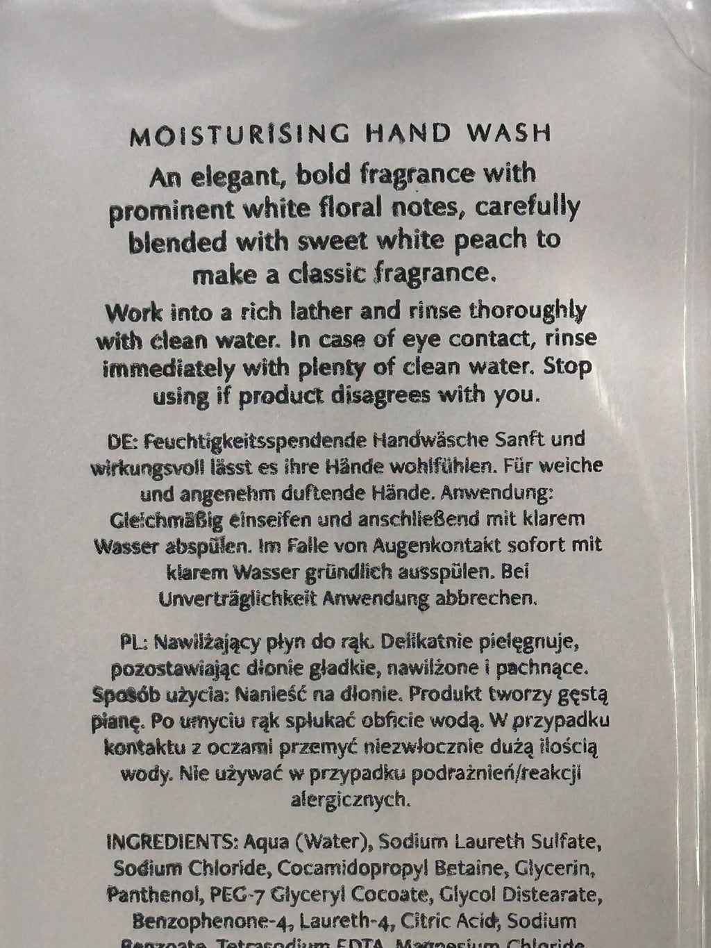 Moisturizing Soap-Free Hand Wash Set - Gardenia & White Peach Fragrance