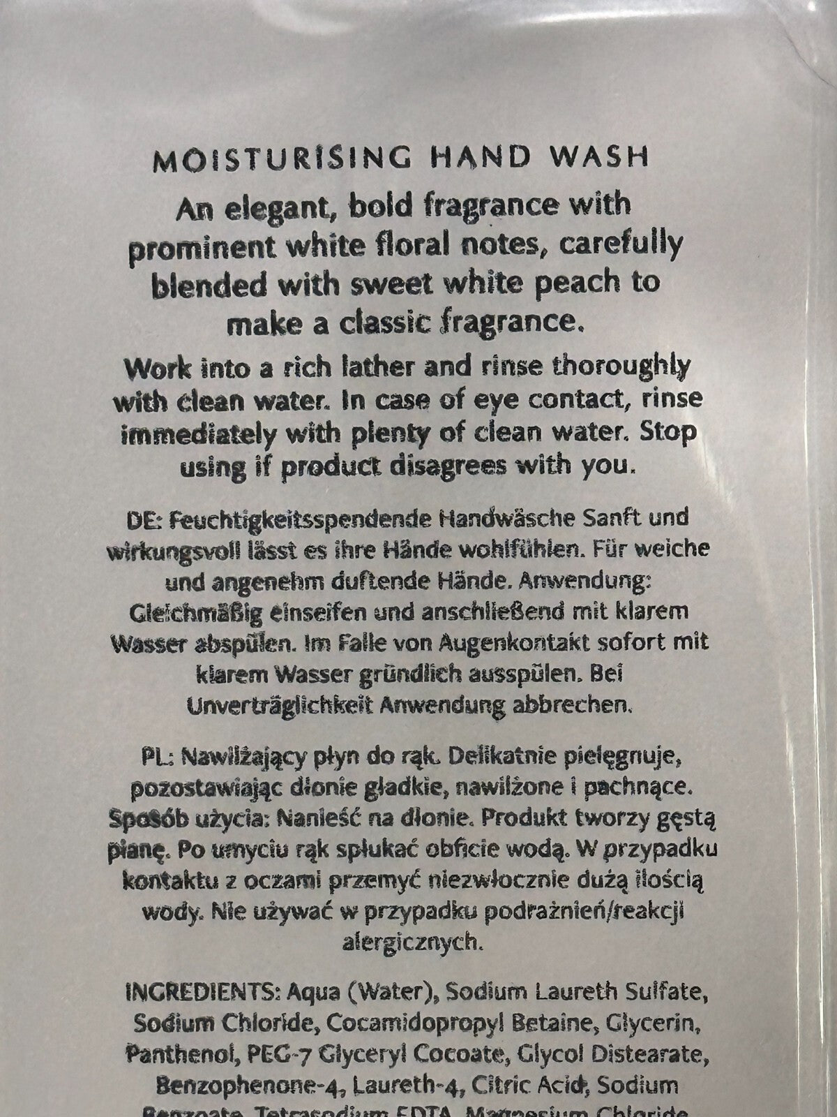 Moisturizing Soap-Free Hand Wash Set - Gardenia & White Peach Fragrance