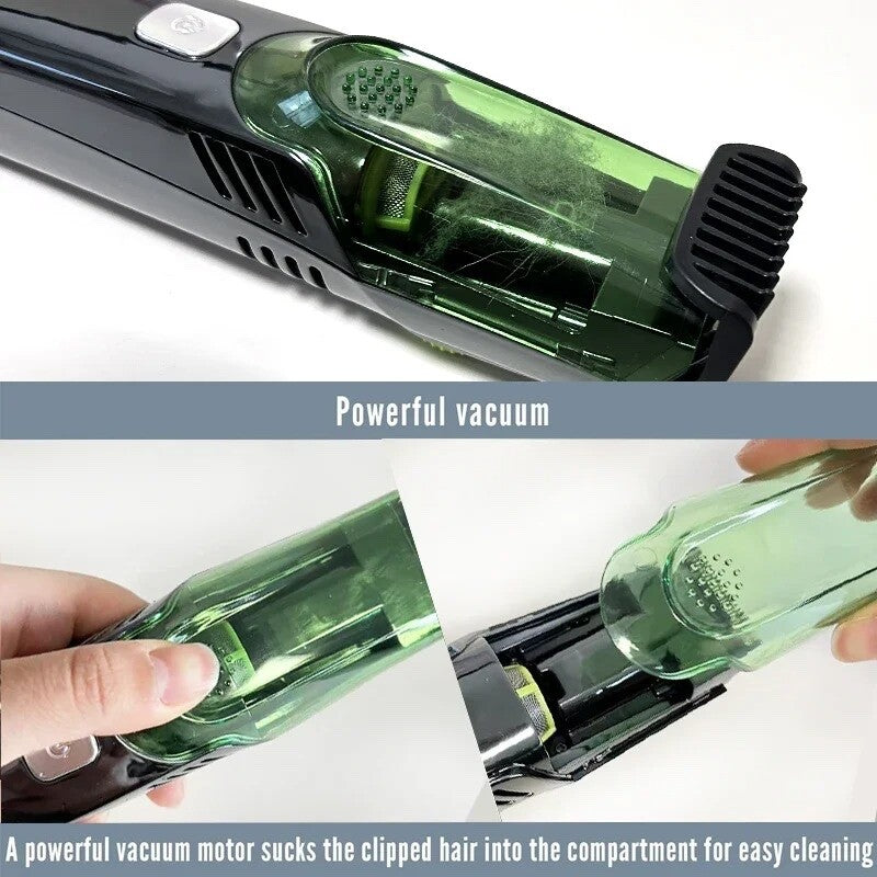 Cordless Beard Trimmer with 20 Length Settings and Digital Battery Display