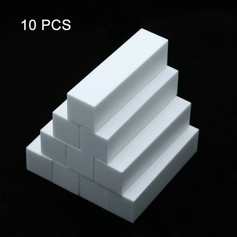 Nail Buffer Block Set 10PCS Manicure Pedicure Sponge Files for Gel Polish
