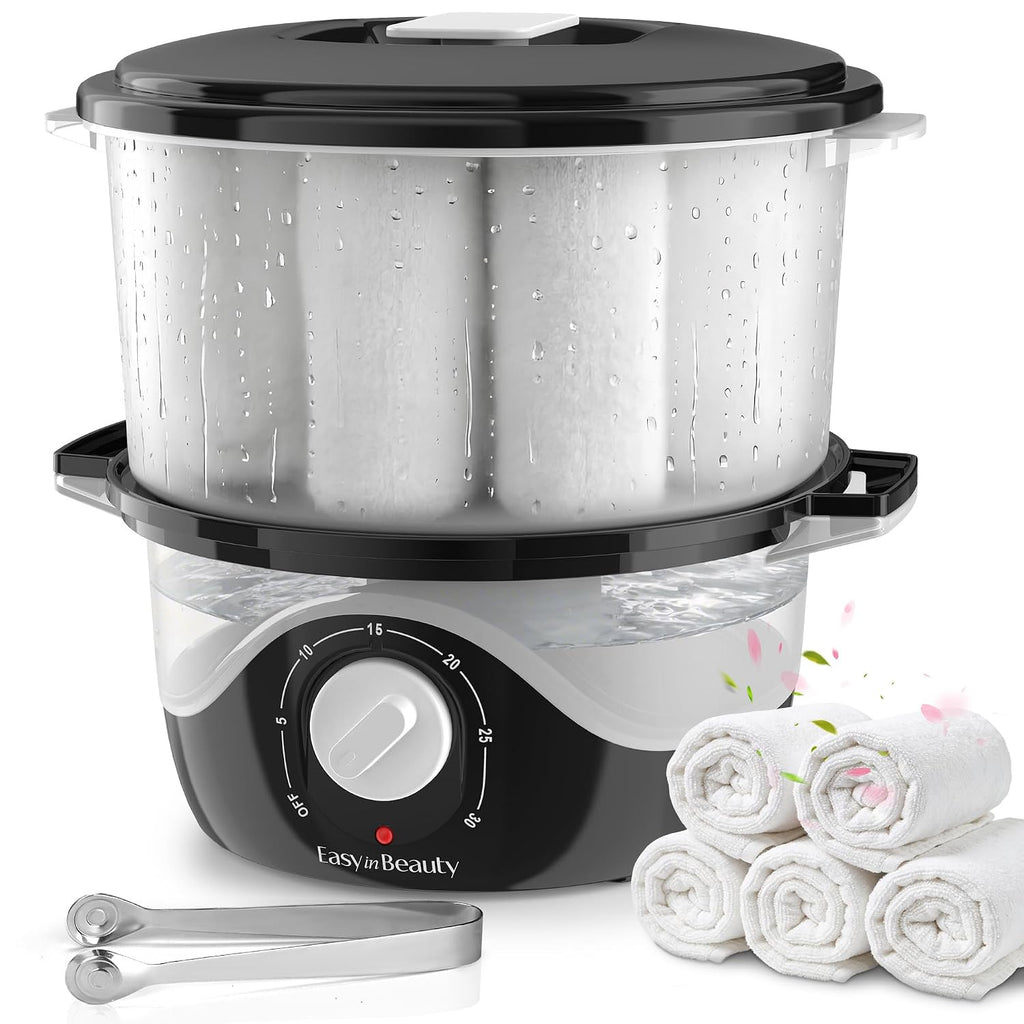 Small Hot Towel Warmer with Transparent Water Tank for Spa and Salon