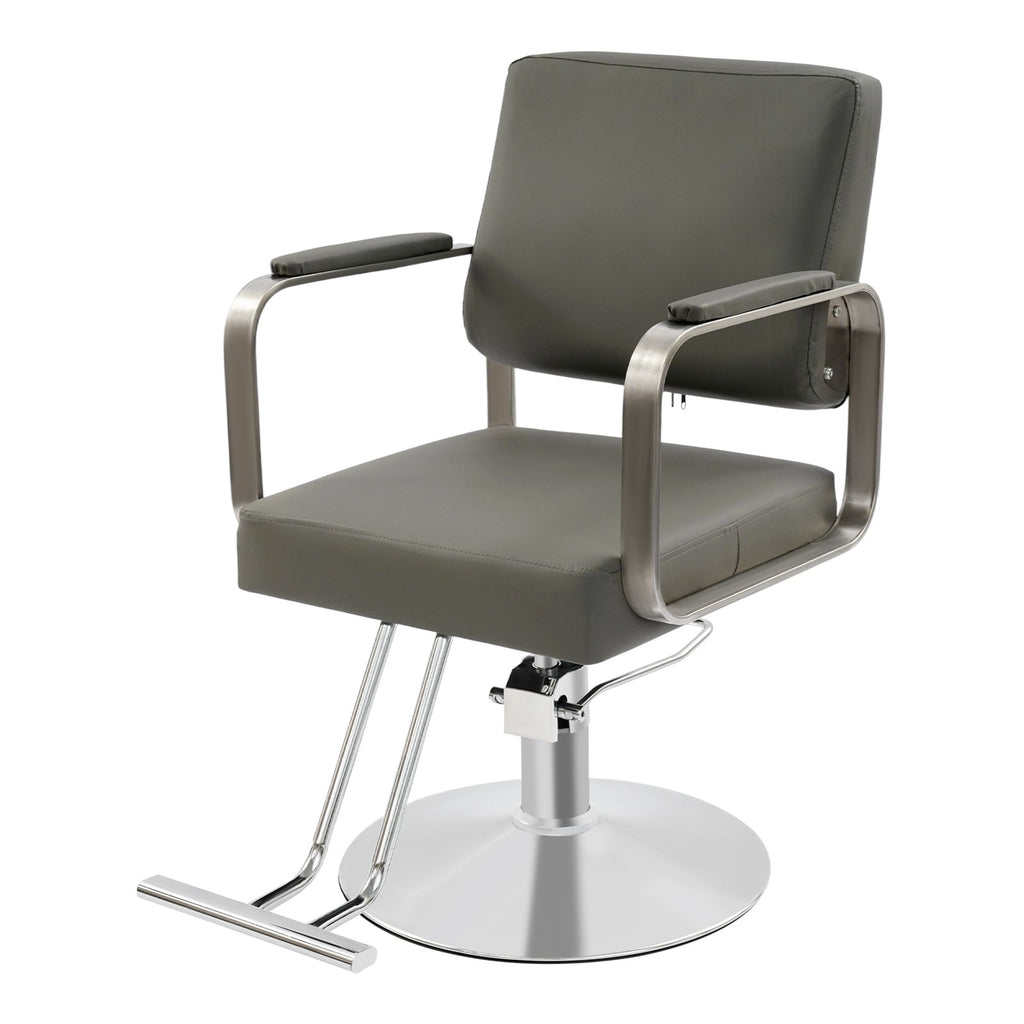 Adjustable Salon Chair for Hair Stylist, 360° Rotating Barber Chair