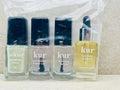 Green Nail Polish Set with Top Coat Cuticle Oil Manicure Kit
