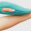 Green Exfoliating Bath Glove for Shower & Body Scrubbing - Reusable Spa Mitt