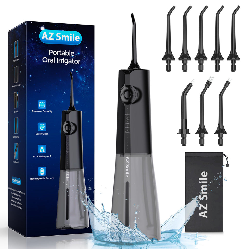 Cordless Water Flosser for Teeth Cleaning with 8 Tips & 5 Modes