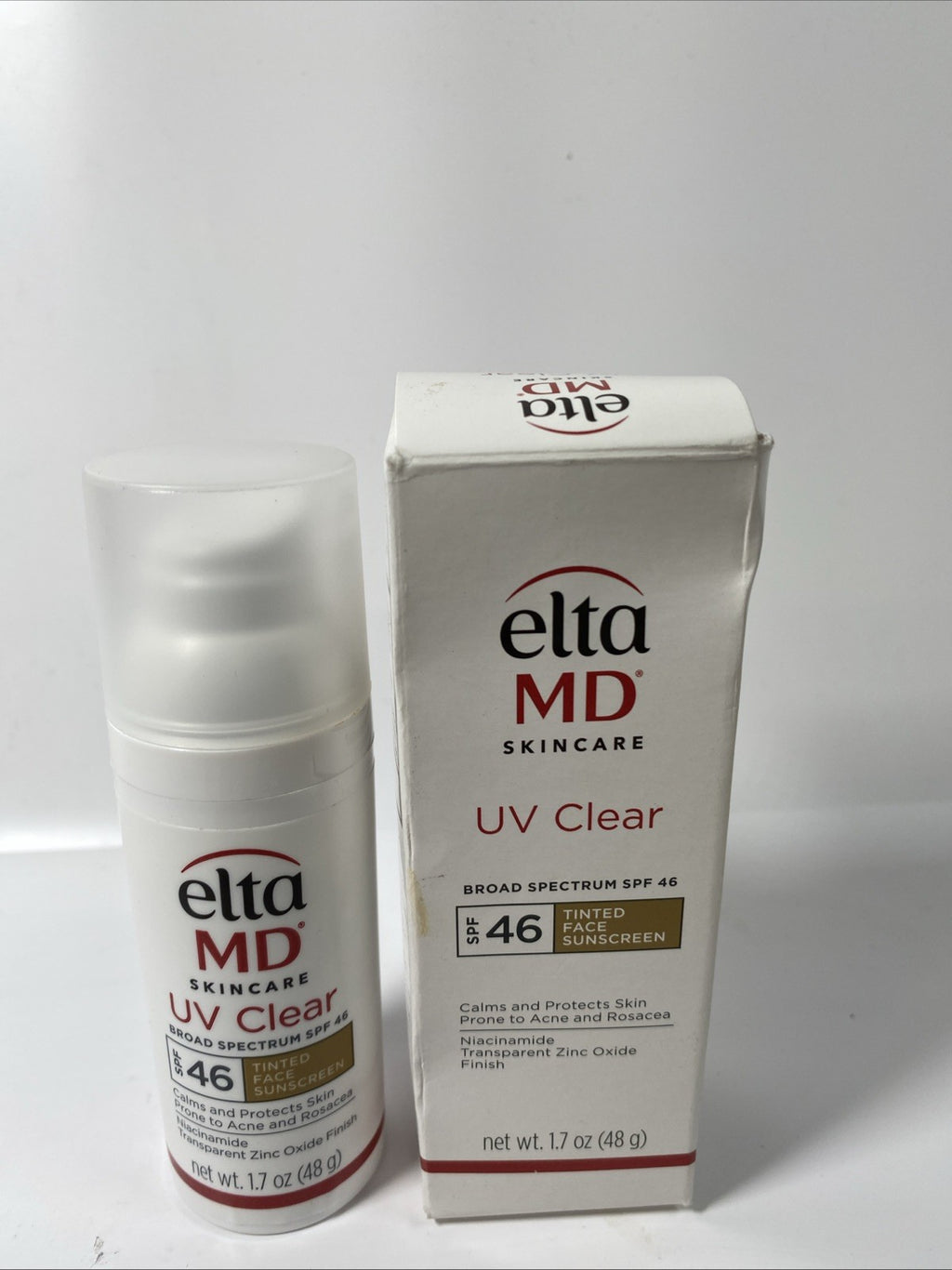 Broad Spectrum SPF 46 Tinted Facial Sunscreen - Elta MD UV Clear 1.7 Oz