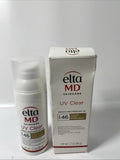 Broad Spectrum SPF 46 Tinted Facial Sunscreen - Elta MD UV Clear 1.7 Oz