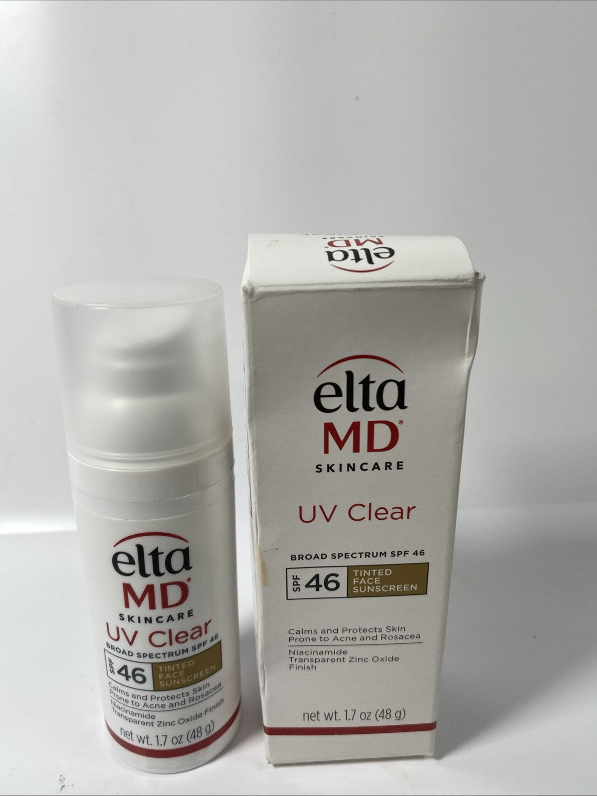 Broad Spectrum SPF 46 Tinted Facial Sunscreen - Elta MD UV Clear 1.7 Oz