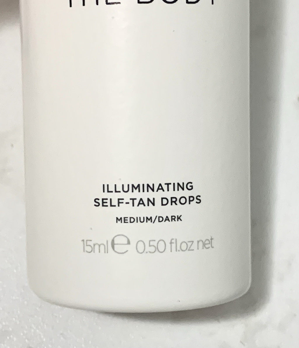 Travel Size Self-Tan Drops Medium Dark 0.5 oz - Illuminating Body Tan