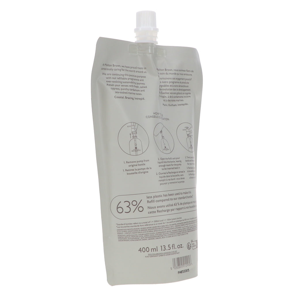 Molton Brown Coastal Cypress & Sea Fennel Liquid Hand Wash Refill 13.5 oz