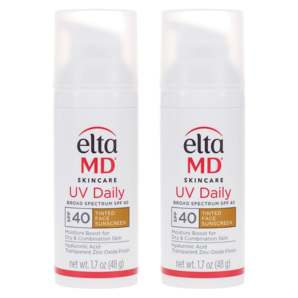 EltaMD UV Daily Broad Spectrum SPF 40 Tinted Face Sunscreen 1.7 oz - 2 Pack