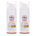 EltaMD UV Daily Broad Spectrum SPF 40 Tinted Face Sunscreen 1.7 oz - 2 Pack