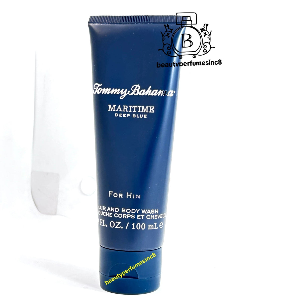 Men's Shower Gel - Maritime Deep Blue 3.4oz, Fresh Scent
