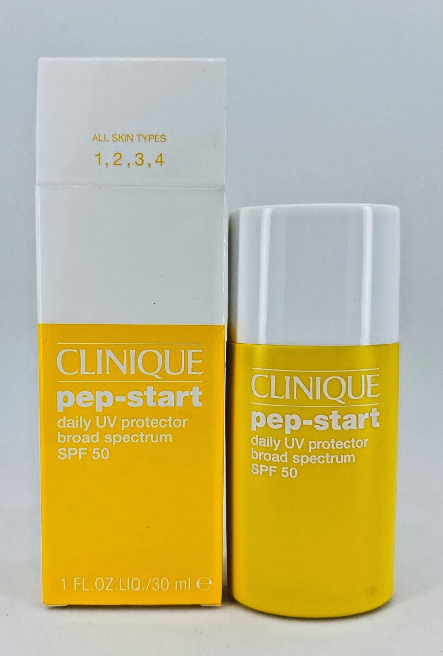 Clinique Pep-Start Daily UV Protector SPF 50 Face Sunscreen 1 fl oz
