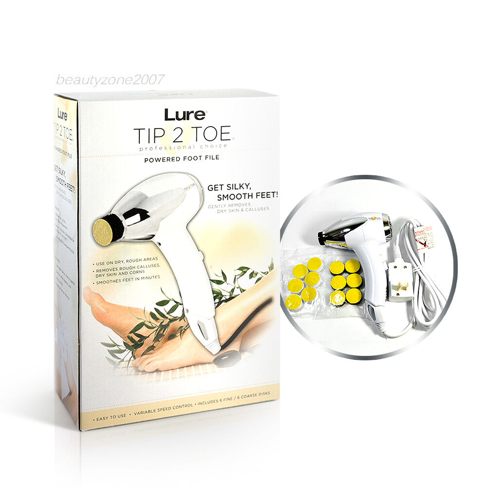 Electric Pedicure Drill for Callus Removal, Variable Speed with Discs