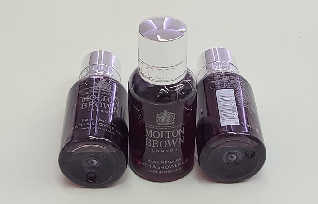 Travel Size Bath & Shower Gel Set of 3 - Rosa Absolute by Molton Brown