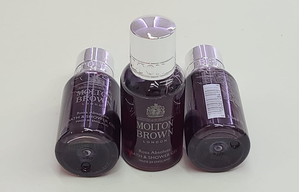 Travel Size Bath & Shower Gel Set of 3 - Rosa Absolute by Molton Brown