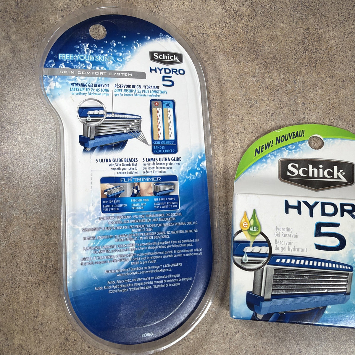 Schick Hydro 5 Hydrate Razor Blade Refills + Handle