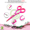 Mini Mustache & Beard Trimming Scissors - Stainless Steel Facial Hair Shears 4.5"