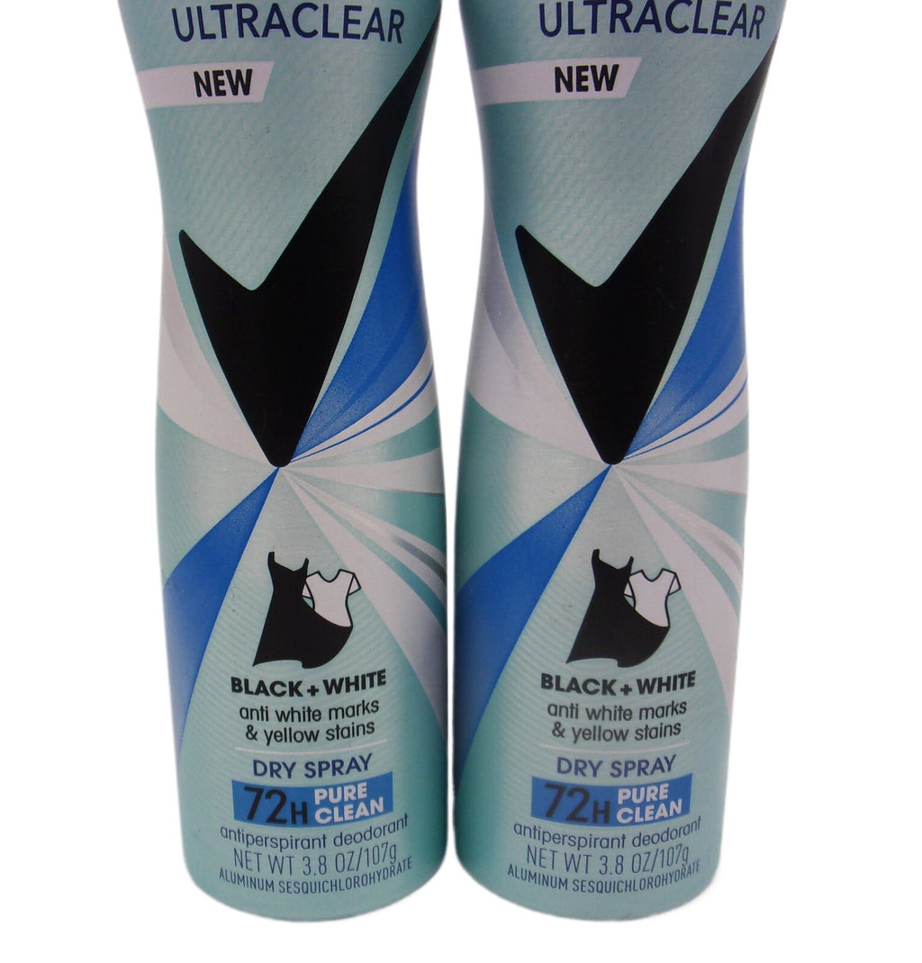 Degree Ultraclear 72hr Deodorant Spray Pack - Black & White 3.8 oz