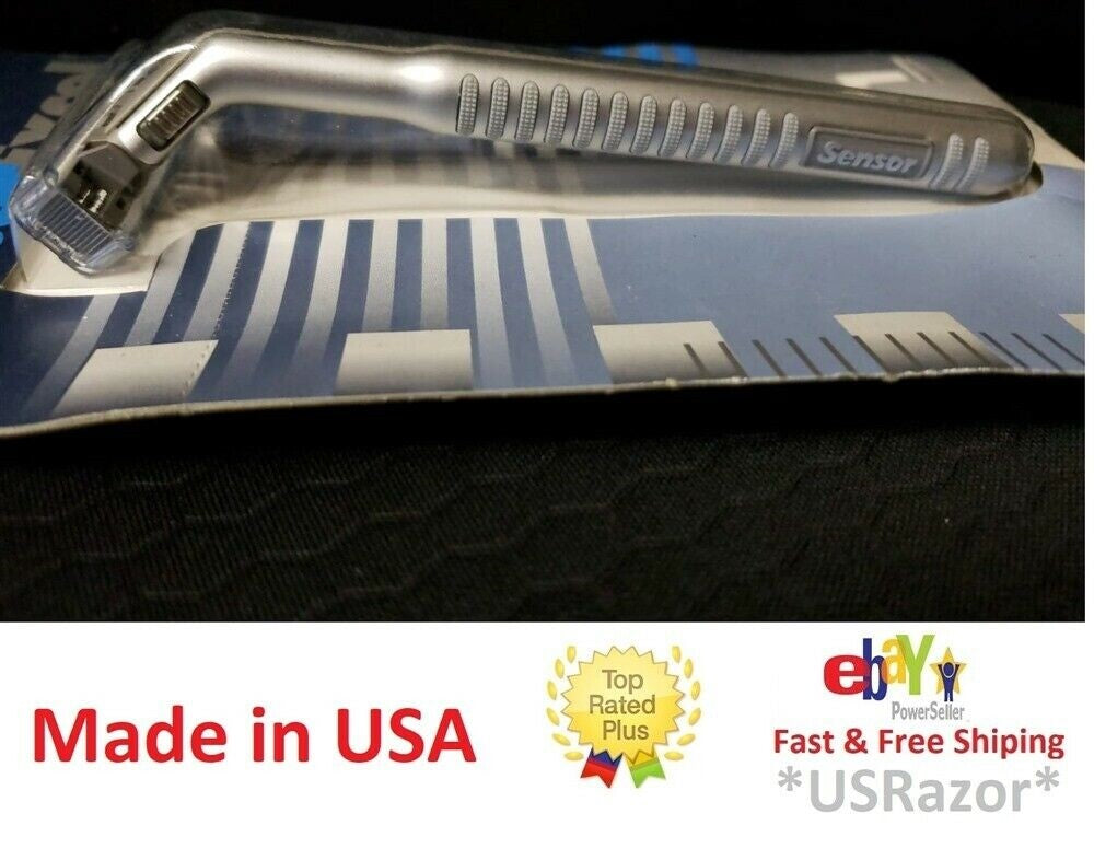 Gillette Sensor Excel Razor Handle & Refill Cartridges - USA Made